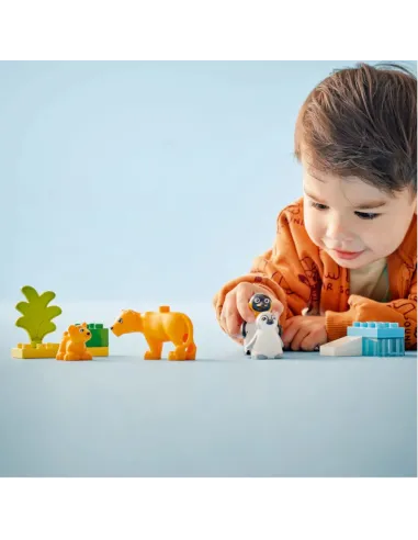 LEGO DUPLO Famiglie di animali: pinguini e leoni
