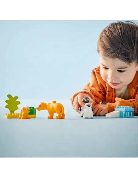 LEGO DUPLO Famiglie di animali: pinguini e leoni
