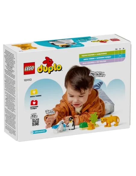 LEGO DUPLO Famiglie di animali: pinguini e leoni