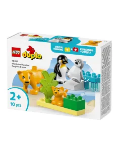 LEGO DUPLO Famiglie di animali: pinguini e leoni