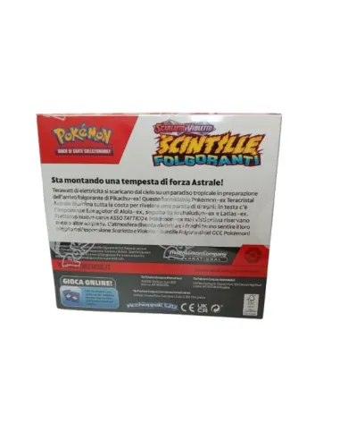BOX POKEMON BUSTINE SCINTILLE FOLGORANTI 08...