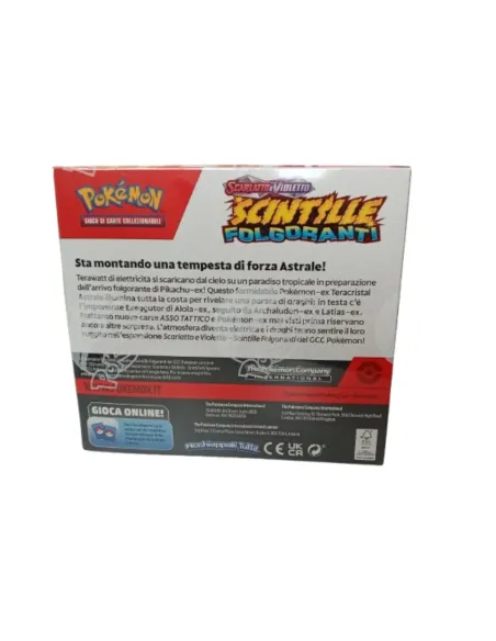 BOX POKEMON BUSTINE SCINTILLE FOLGORANTI 08 (PK60565-I)