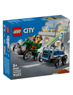 LEGO City Pack veicoli da corsa: aereo contro letto...