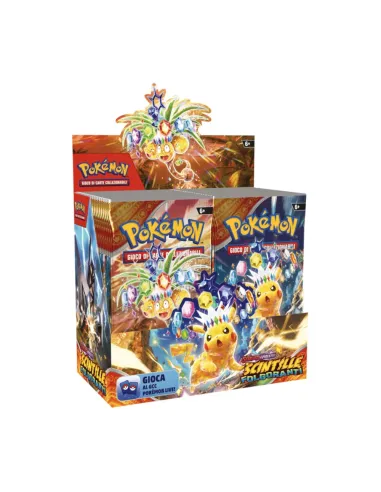 BOX POKEMON BUSTINE SCINTILLE FOLGORANTI 08...