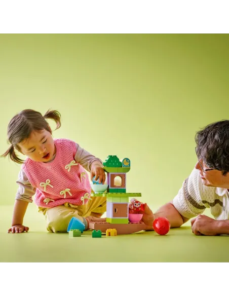 LEGO DUPLO 10440 L’Albero dell’Equilibrio, Casa Giocattolo con Elementi Impilabili, Giochi Didattici per Bambini da 18 Mesi