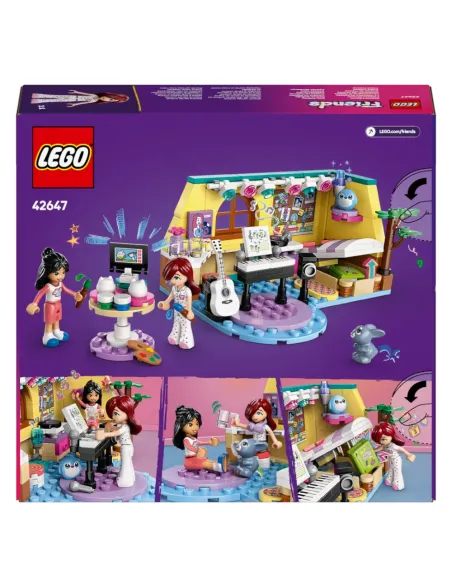 LEGO Friends 42647 La Cameretta di Paisley, Giochi Educativi per le Abilità Sociali per Bambine 6+ Fan dell'Arte e Mestieri