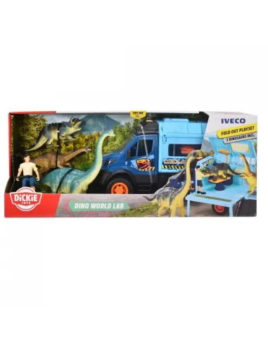 MODELLINO DINO WORLD LAB.CM 28 L&S+3 DINOSAURI...