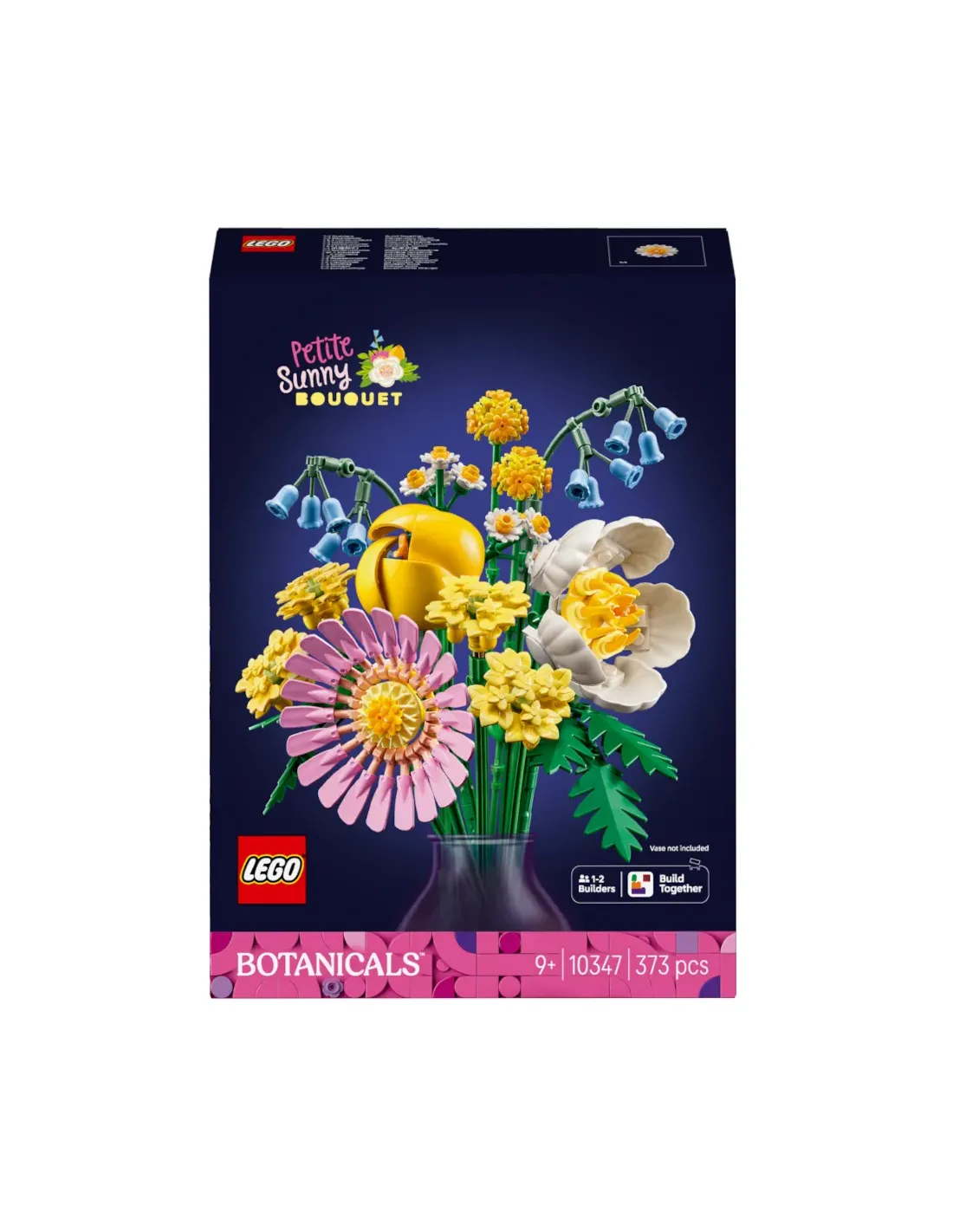 JMBricklayer Set da costruzione con girasole fiori per adulti con luci