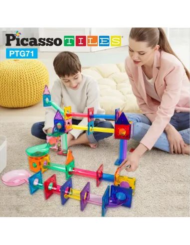 Picasso Tiles MAGNETIC PISTA BIGLIE BLOCCHI 71...
