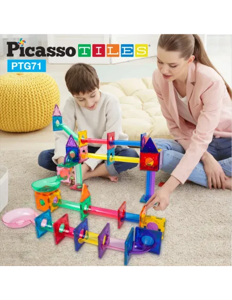 Picasso Tiles MAGNETIC PISTA BIGLIE BLOCCHI 71 (MGGPTG71)