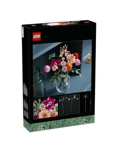 LEGO Botanicals Bouquet di fiori rosa