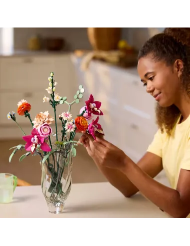 LEGO Botanicals Bouquet di fiori rosa