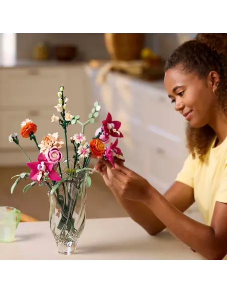 LEGO Botanicals Bouquet di fiori rosa