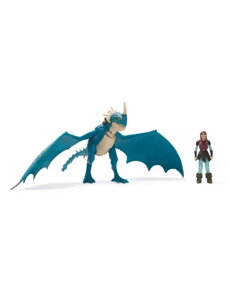 DreamWorks Dragons , How to Train Your Dragon, Astrid & Deadly Nadder, action figure del duo vichingo, giocattoli per bambini da