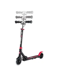 MONOPATTINO 2 RUOTE PIEGHEVOLE NERO/ROSSO (IDD729-102) 2