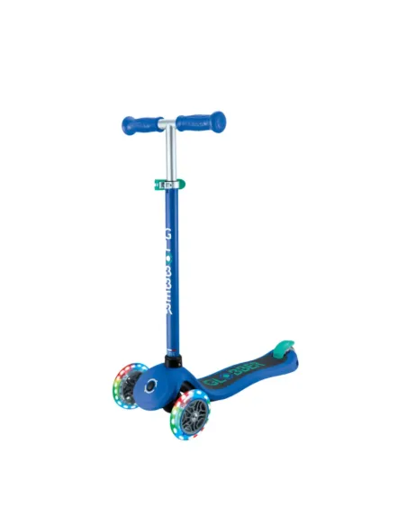 Globber Primo Lights Bambini Monopattino classico Blu, Blu marino