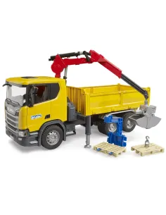CAMION RIBALTABILE Con GRU+PALLET SCANIA SUPER 560R (3551)