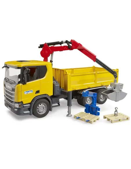CAMION RIBALTABILE Con GRU+PALLET SCANIA SUPER 560R (3551)