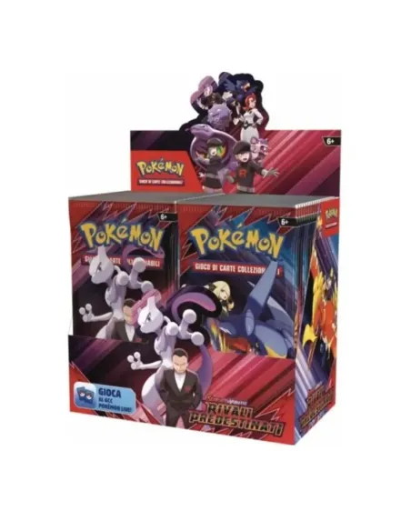 POKEMON BOX 36 BUSTINE RIVALI PREDESTINATI 10 CARTE (PK10559-I)
