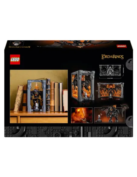 LEGO ICONS 10367 Il Signore degli Anelli: Book Nook del Balrog, Costruzione per Adulti da Esposizione, Regalo da Collezione