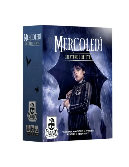 Cranio Сreations CC621 gioco da tavolo Mercoledì - Creature e Reietti 30 min Carta da gioco