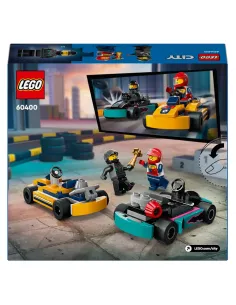 LEGO City 60400 Go-Kart e Piloti, Modellini da Costruire... 2