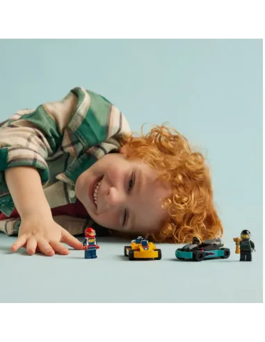 LEGO City 60400 Go-Kart e Piloti, Modellini da...