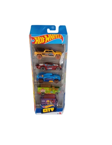 Hot Wheels CONFEZIONI con 5 VEICOLI (1806/DJG23)
