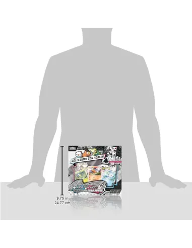 POKEMON POSTER Luce NERA e Fuoco BIANCO SV10.5...