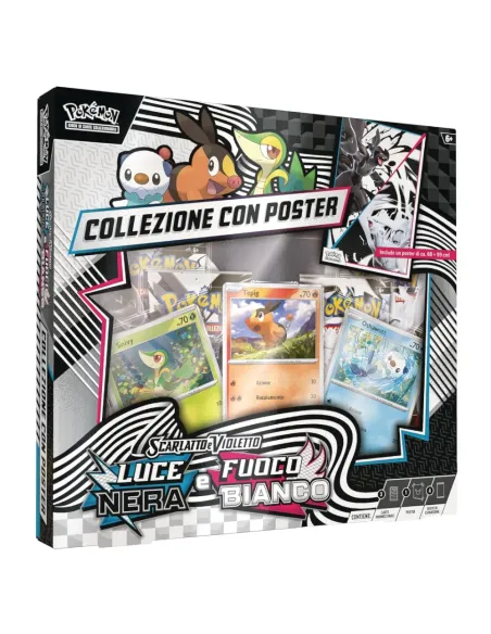 POKEMON POSTER Luce NERA e Fuoco BIANCO SV10.5 (PK10040-I)