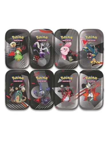 POKEMON MINI TIN LUCE NERA FUOCO BIANCO SV10.5...