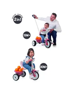 TRICICLO BE MOVE ROSA RUOTE SILENZIOSE (7600740332) 2