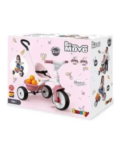 TRICICLO BE MOVE ROSA RUOTE SILENZIOSE (7600740332)