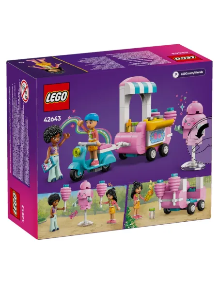 LEGO Friends Bancarella di zucchero filato e scooter