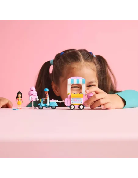 LEGO Friends Bancarella di zucchero filato e scooter