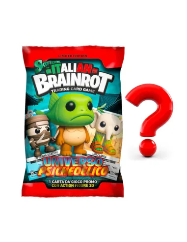 SET CARTE BRAINROT FLOWPACK 1 CARTA PROMO...