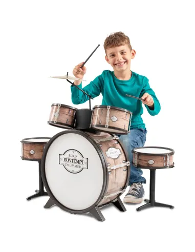 BATTERIA GRANCASSA 6 ELEMENTI + SGABELLO (51 5219)