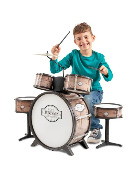 BATTERIA GRANCASSA 6 ELEMENTI + SGABELLO (51 5219)