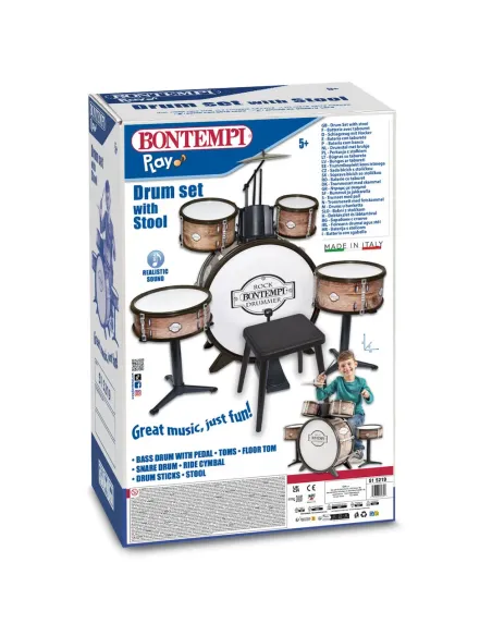 BATTERIA GRANCASSA 6 ELEMENTI + SGABELLO (51 5219)