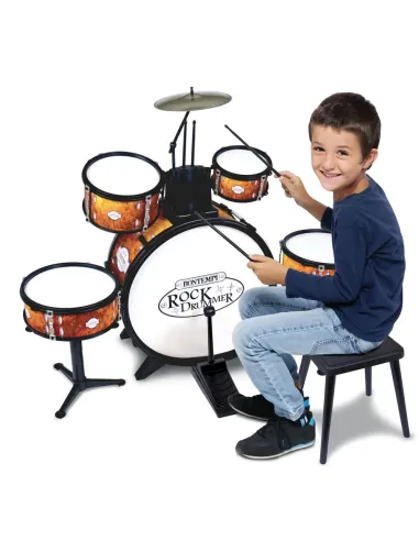 BATTERIA GRANCASSA 6 ELEMENTI + SGABELLO (51 5218)