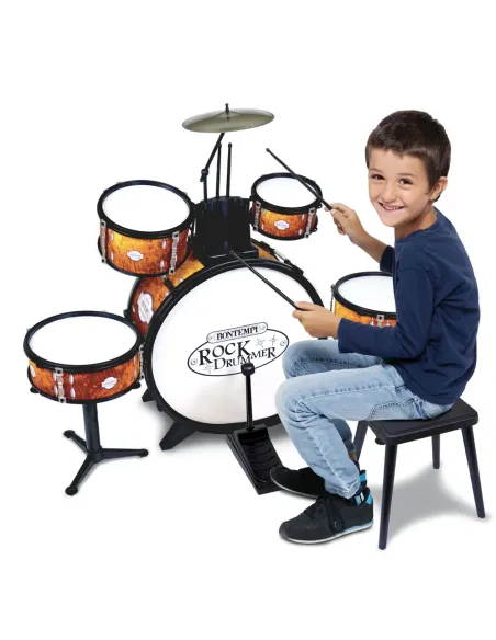 BATTERIA GRANCASSA 6 ELEMENTI + SGABELLO (51 5218)