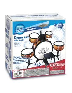 BATTERIA GRANCASSA 6 ELEMENTI + SGABELLO (51 5218)