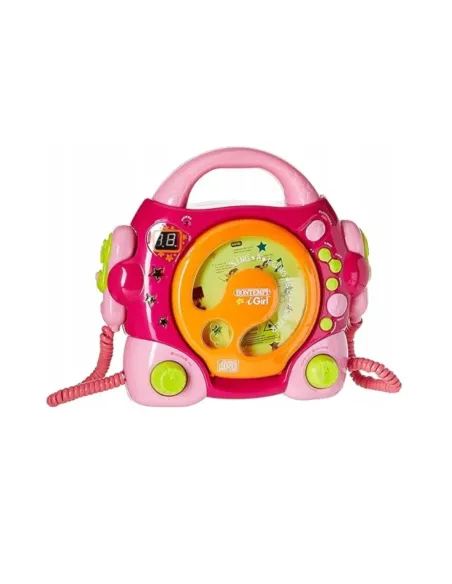 LETTORE CD CON 2 MICROFONI GIRL (SD9971 9971)