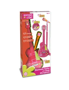 CHITARRA ROCK GIRL Con MICROFONO (24 5872)