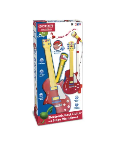 Bontempi Rock Guitar with stand microphone