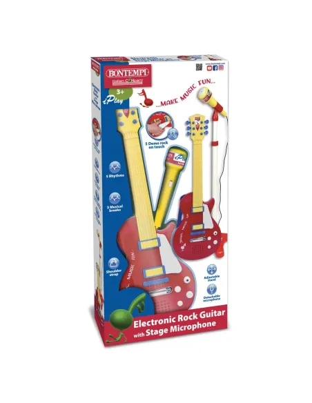 Bontempi Rock Guitar with stand microphone