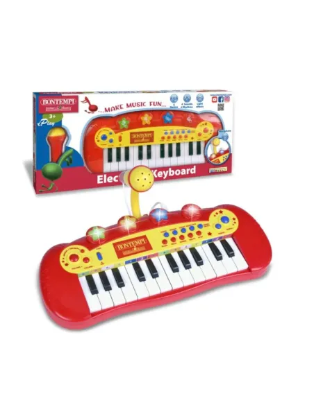 TASTIERA ELETTRONICA+MICROFONO 24 TASTI (12 2931)