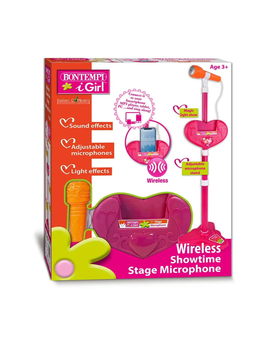 MICROFONO CON ASTA WIRELESS 40 4871, Microfono da palco Toysland - Main Image