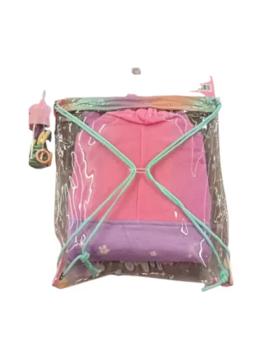 HOT FOCUS SET SACCA+PONCHO UNICORNO (98100)