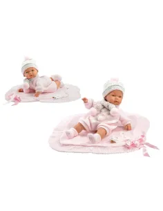 REBORN MORBIDO JOELLE 38 CM COPERTINA ROSA (LLO13898) 2